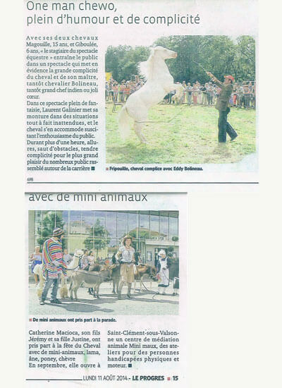 Le Progres 2014.08.11