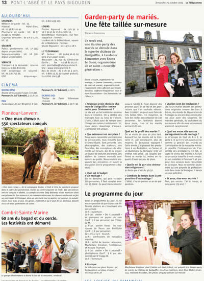 Le Telegramme 2015.10.25